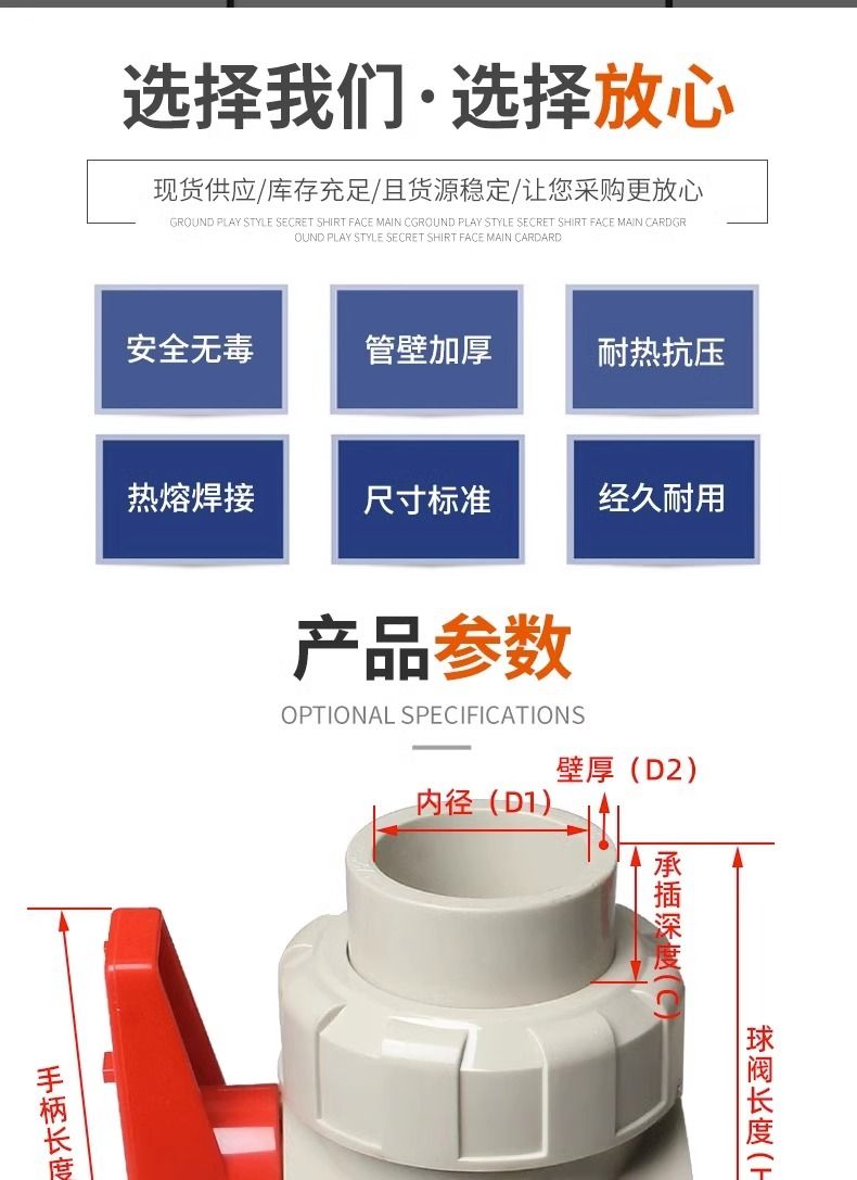 PPH雙活接球閥(圖2)